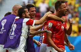 World Cup 2014, bảng E: Thuỵ Sĩ ngược dòng ngoạn mục trước Ecuador