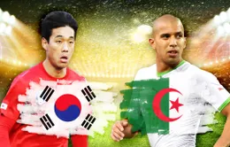 2h00 ngày 23/6, Hàn Quốc - Algeria: Cơ hội cho "Cáo sa mạc"