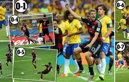 Chùm ảnh: Nhìn lại "thảm hoạ thế kỷ" của bóng đá Brazil 