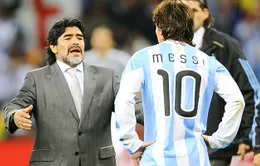 Huyền thoại Maradona động viên Messi trước trận chung kết World Cup