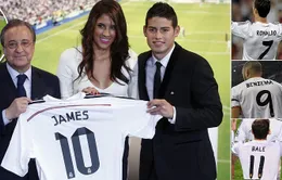 CHÙM ẢNH: Toàn cảnh James Rodriguez xúc động ra mắt Real Madrid
