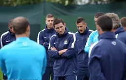 Lampard lần đầu tiên xuất hiện chính thức trong màu áo Man City