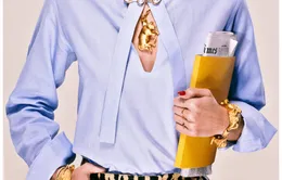 Đa phong cách với sơ mi xanh