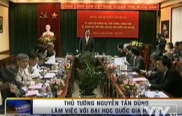 Thủ tướng làm việc tại ĐH Quốc gia Hà Nội 
