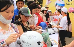 TP.HCM: Triển khai đổi mũ bảo hiểm đợt 1