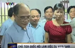 Chủ tịch Quốc hội làm việc tại tỉnh Nam Định