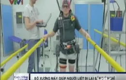 Bộ xương máy giúp người bại liệt đi lại bằng ý nghĩ