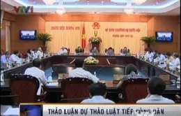 UBTVQH thảo luận Dự thảo Luật Tiếp công dân