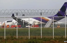 Máy bay Thai Airways trục trặc, 14 người bị thương