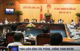 Ủy ban TVQH thảo luận công tác phòng, chống tham nhũng