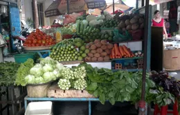 Giá rau xanh tại TP.HCM tăng