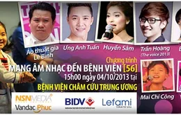 “Mang âm nhạc đến bệnh viện” tới BV Châm Cứu TƯ