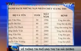 “Phố ung thư” ở Hải Dương: Câu chuyện nhức lòng!