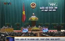 “Việc thi hành luật chậm đi vào đời sống, hiệu quả chưa cao”