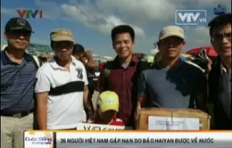 26 người Việt Nam gặp nạn bão Haiyan được về nước