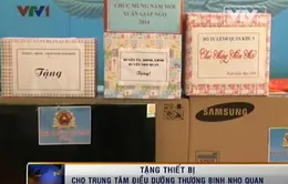 Tặng thiết bị cho Trung tâm điều dưỡng thương binh Nho Quan