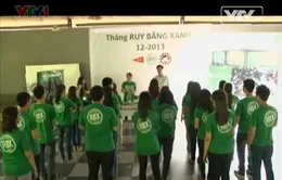 Thắt “Ruy băng xanh” -  Hứa không xả rác