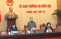 Hôm nay (13/1), khai mạc phiên họp thứ 24 của UBTV Quốc hội