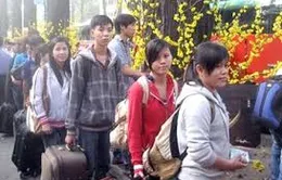 Hà Nội: Đưa công nhân về quê ăn Tết