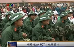 Các địa phương giao quân đợt 1 năm 2014