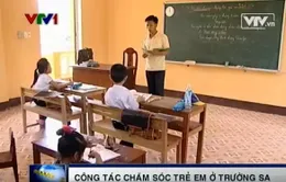Chung tay chăm lo cho trẻ em ở Trường Sa