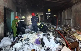 Cháy xưởng may, 300 công nhân hoảng hốt tháo chạy