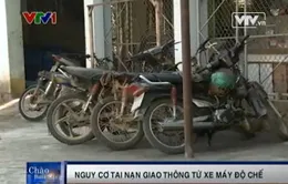 Tràn lan xe máy độ chế chở gỗ lậu tại Khánh Hòa