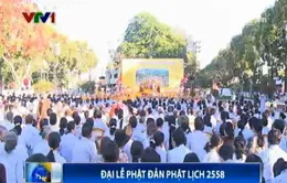 Đại lễ Phật đản Phật lịch 2558 được tổ chức long trọng tại nhiều địa phương 