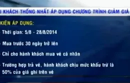 Vé tàu khách Thống Nhất giảm giá mạnh