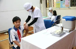 Triển khai chiến dịch tiêm vaccine sởi - rubella trong trường học