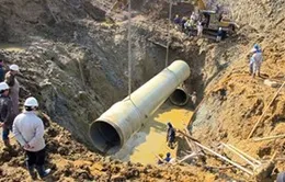 Hà Nội xây dựng gấp đường ống nước sạch mới