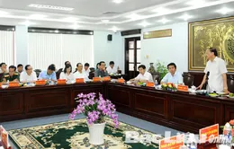Đồng chí Tô Huy Rứa làm việc tại tỉnh Bạc Liêu