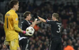 Arsenal 1-3 Bayern: Cuộc chơi của người Đức