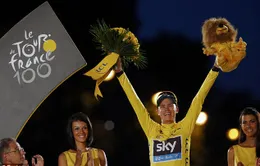 Chùm ảnh Chris Froome đăng quang ở Tour de France 2013