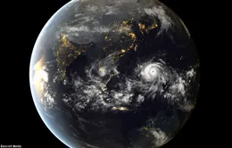 Hình ảnh đáng sợ của siêu bão Haiyan từ ngoài vũ trụ