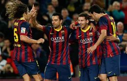 Messi ghi bàn, Barca thu hẹp khoảng cách với Real