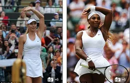 Sharapova – Serena: Cuộc cạnh tranh ngôi hậu Wimbledon ngay tại tứ kết