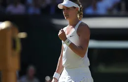 Vượt mặt đàn chị Halep, Bouchard hẹn Kvitova ở CK Wimbledon 