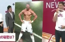 Ronaldo tiết lộ bí quyết tập gym trên truyền hình Nhật