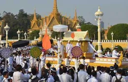 Chuẩn bị hỏa táng thi hài Cựu vương Sihanouk 