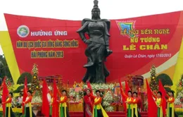 Lễ hội đền Nghè kỷ niệm ngày sinh nữ tướng Lê Chân    