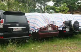500 ô tô biển số nước ngoài sẽ bị xử lý 