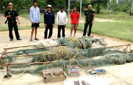 Hà Tĩnh: Bắt 5 đối tượng đánh cá bằng thuốc nổ 