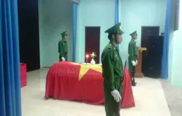 Một chiến sĩ biên phòng hi sinh khi làm nhiệm vụ