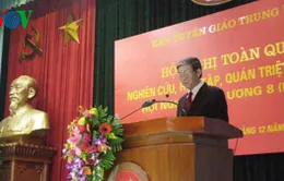 Hội nghị toàn quốc quán triệt Nghị quyết Trung ương 8 