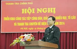 Thanh tra Chính phủ triển khai công tác tiếp công dân