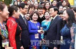 Chủ tịch nước tiếp đoàn nữ doanh nhân tiêu biểu