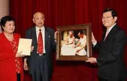 Chủ tịch nước Trương Tấn Sang tiếp những người bạn Trung Quốc    