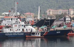 Tàu Cảnh sát biển bị Trung Quốc đâm đã sẵn sàng ra khơi
