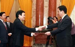 Chủ tịch nước tiếp Đại sứ Ba Lan, Trung Quốc trình quốc thư